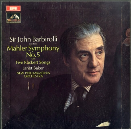 奇跡の証明★バルビローリ指揮ニュー・フィルハーモニア、ベイカー　マーラー・交響曲第５番、リュッケルトの詩による５つの歌曲